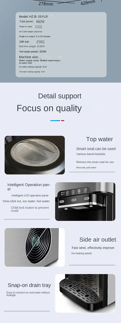 Drinking water ice Maker, 48lbs