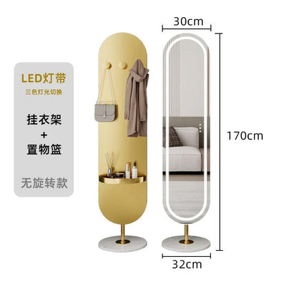 LED mirror full-body rotating full-length