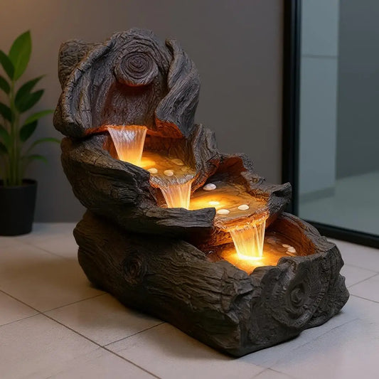 Resin Outdoor Water Fountain, 31.5 Long