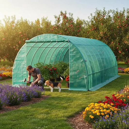 Walk-in Tunnel Greenhouse, 20 x 10 x 7 ft