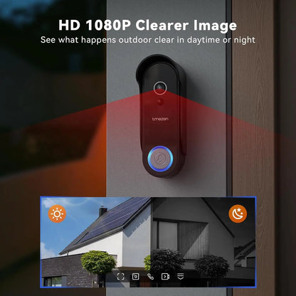 Wireless Video Doorbell with 1080P Camera