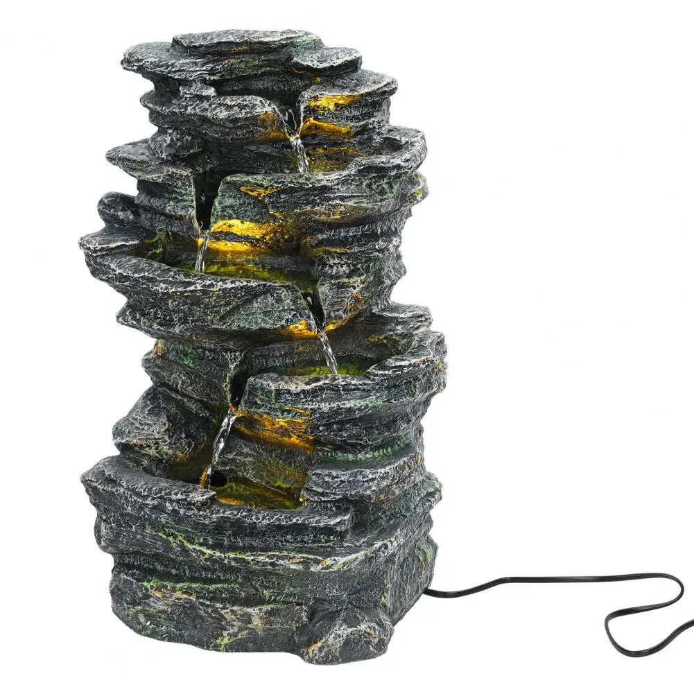 6-Layer Rock Water Fountain