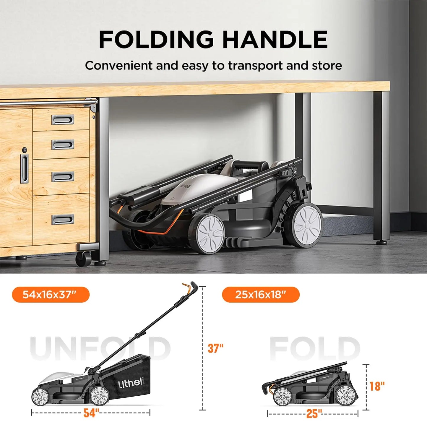 13 Inch Cordless Lawn Mower