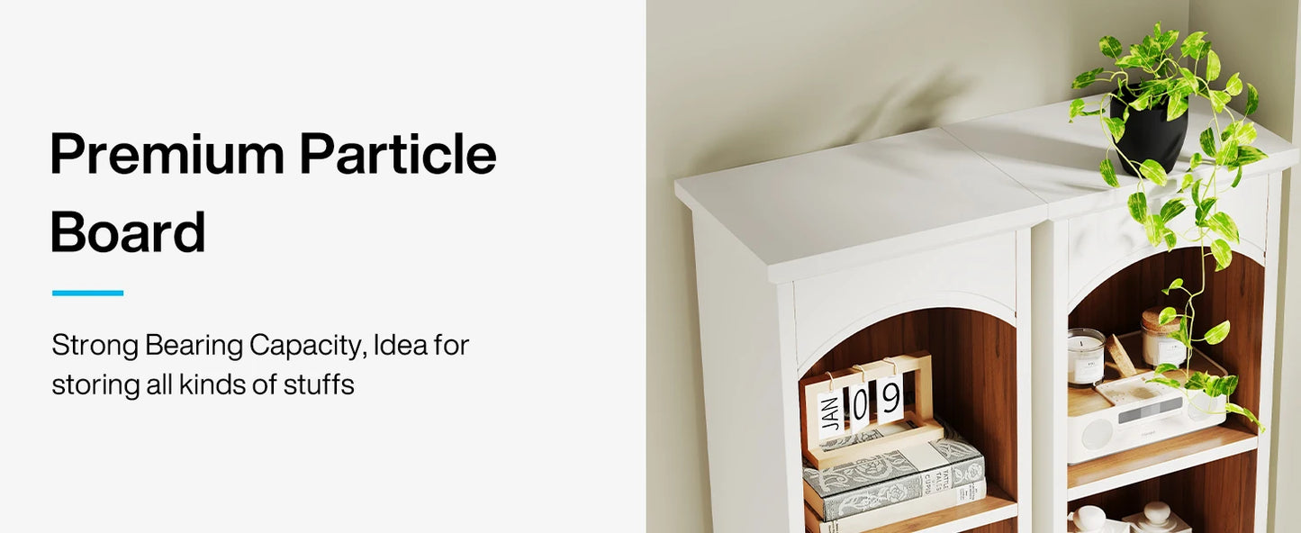 Tribesigns 70.9-Inch Tall Narrow Bookcase