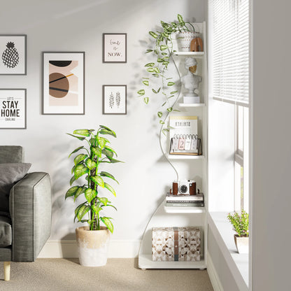 Tribesigns Corner Shelf, Modern 5-Tier