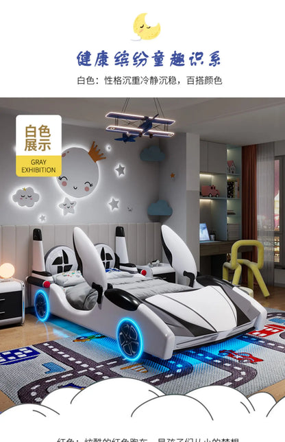 Doors can be opened children car bed