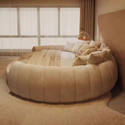 Italian Luxury Adult Double Bed Platform Princess