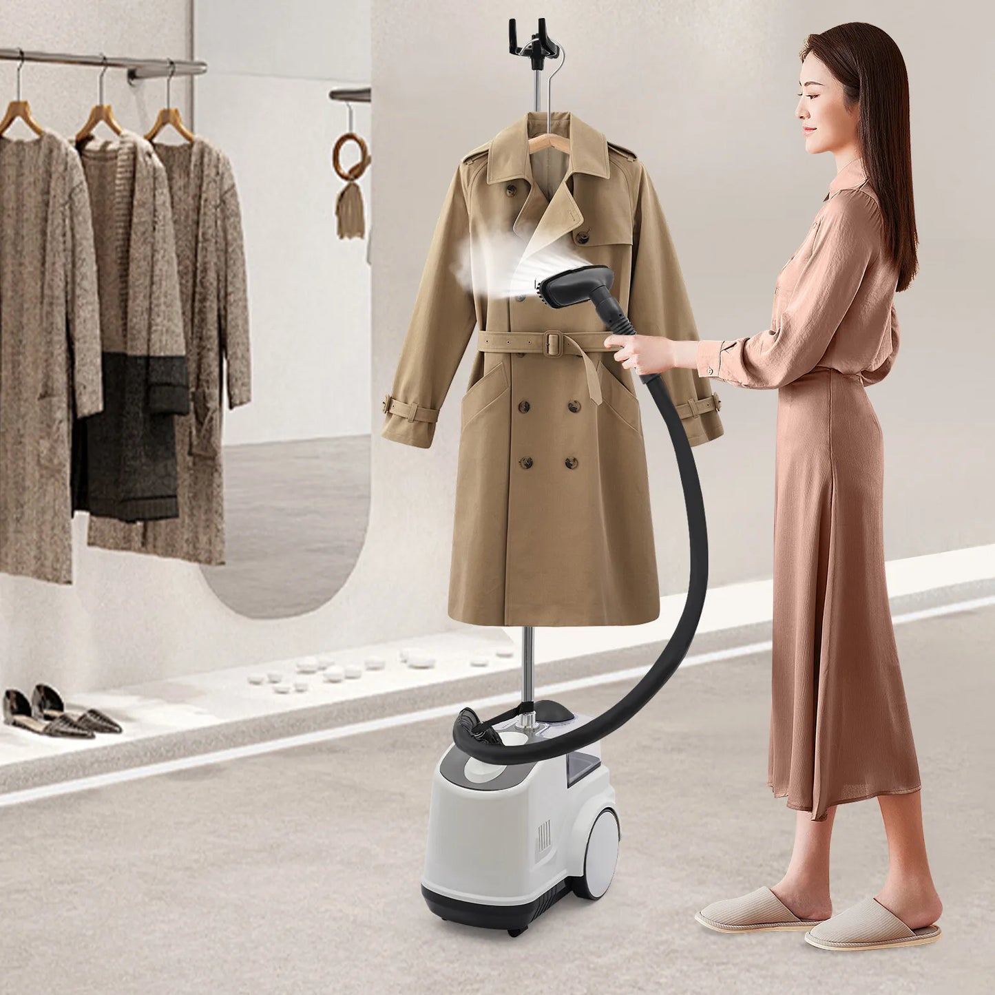 Professional Garment Steamer Floor Mount