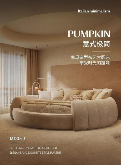 Italian Luxury Adult Double Bed Platform Princess