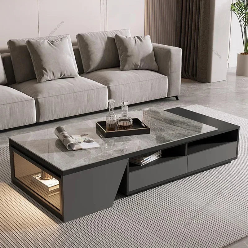 Marble Glass Coffee Tables Modern