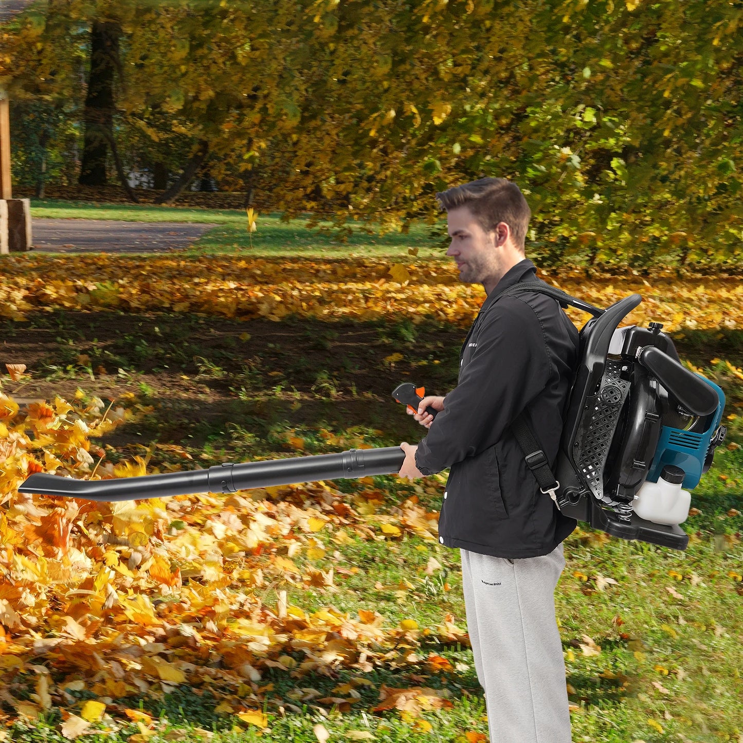 75.6CC Gasoline Leaf Blower 4 Stroke